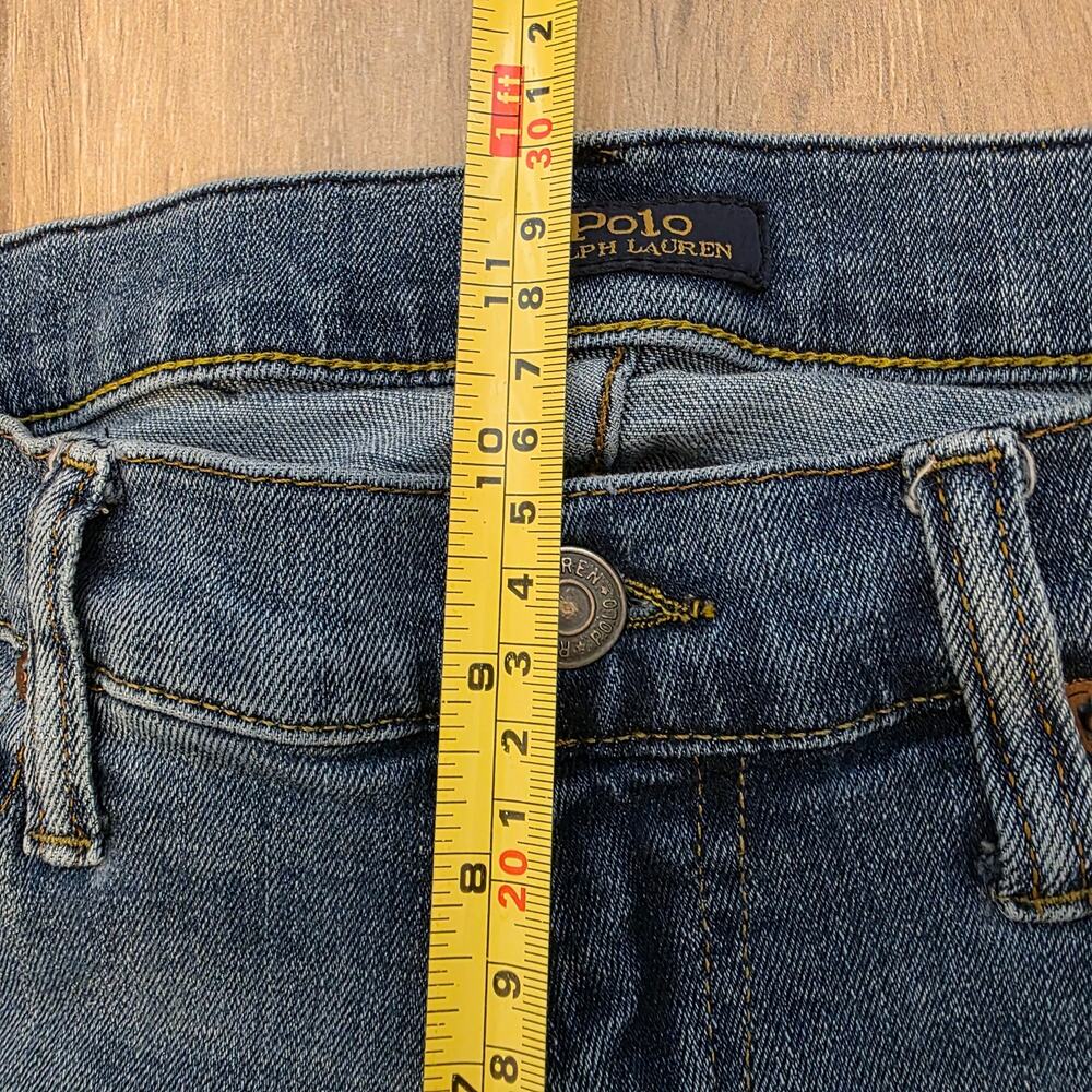 Polo Ralph Lauren Varick Slim Straight Jeans Mens 32x30 Medium Wash Stretch - Picture 11 of 14